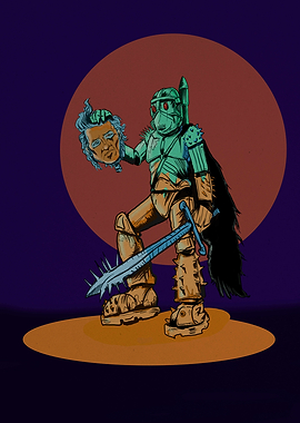 Here Come the Robots - Killbot 4000 Sword and Head