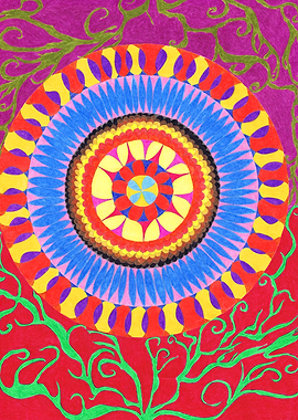 Blooming Mandala - Sacred Flower