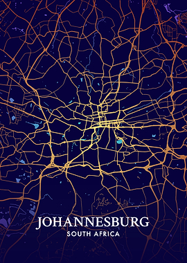Johannesburg City Map