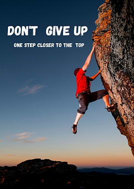 Rock Climber: Don't Give Up