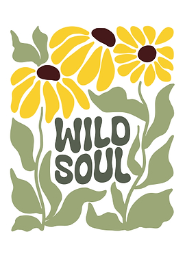 Wild Soul Floral Illustration