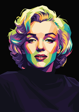 Marilyn Monroe Pop Art Portrait