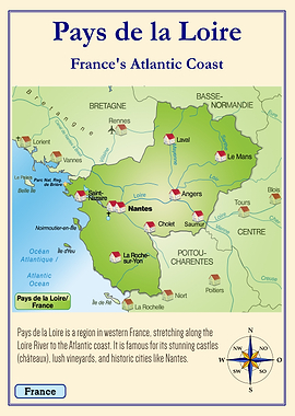 Pays de la Loire Map