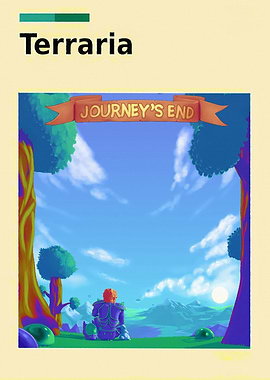 Terraria Journey's End Landscape