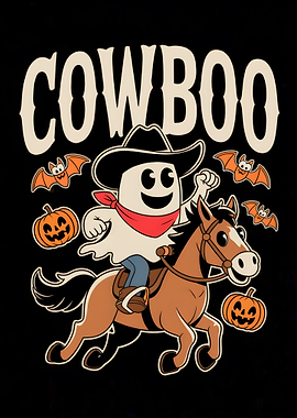Cowboo Halloween Cartoon