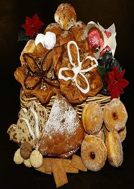 Pastries and Baked Goods Basket