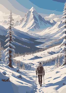 Winter Mountain Hike