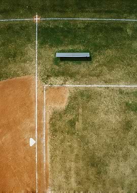 Aerial View of Baseball Field