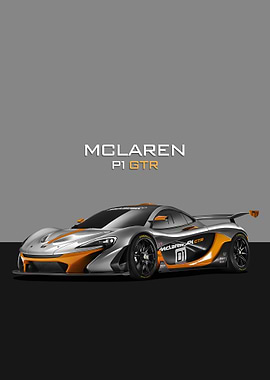 McLaren P1 GTR car