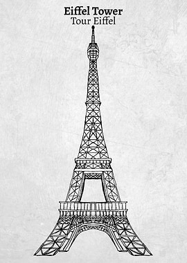 Sketch of the Eiffel Tower