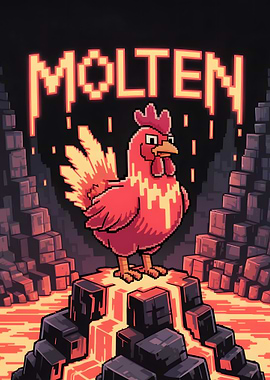 Molten Pixel Chicken