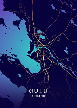 Oulu City Map