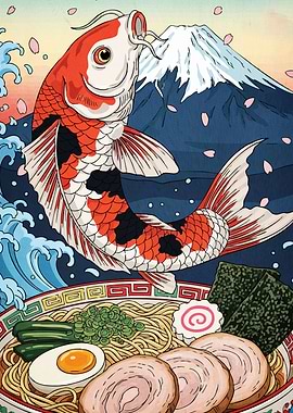 Koi Fish Ramen Bowl