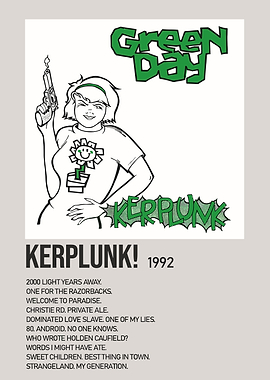 Green Day Kerplunk Album Art