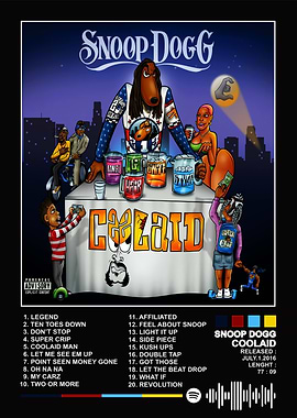 Snoop Dogg Coolaid Album Cover Art