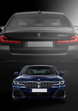 BMW 530e poster