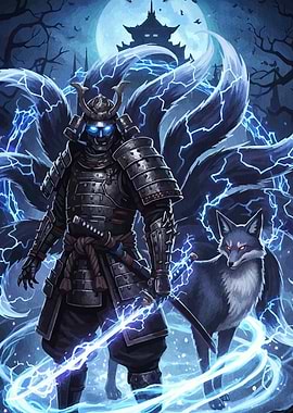 Samurai Warrior Fox Spirit