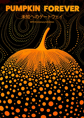 Pumpkin Forever Art Exhibition Poster