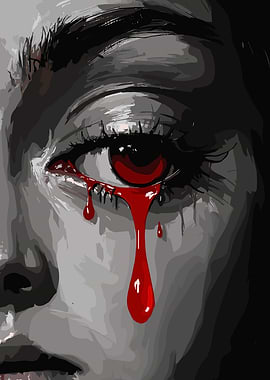 Bleeding Eye Digital Art