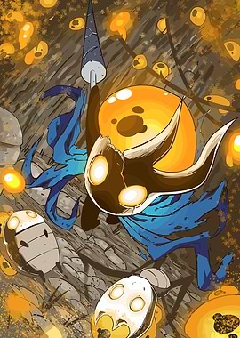 Hollow Knight inspired digital art