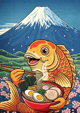 Koi Fish Ramen Chopsticks