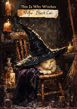 This Is Why Witches Prefer Black Cats - Cozy Witchcore
