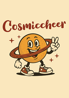 Cosmiccheer Cartoon Planet Character