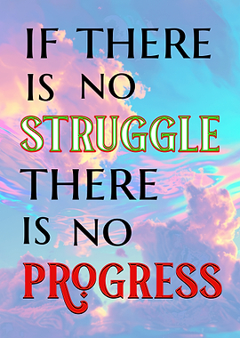 Inspirational Quote on Sky Background