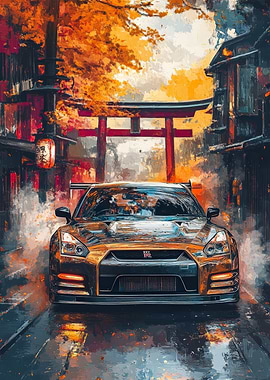 Nissan GT-R in Japanese Street