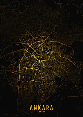 Ankara Golden City Map