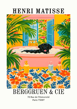 Henri Matisse Dog Bath Art Print