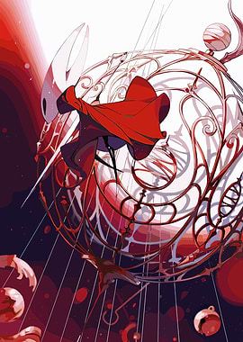 Hornet from Hollow Knight fan art