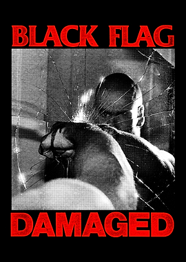 Black Flag Damaged Album Cover Art