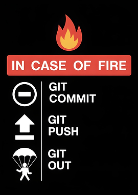 In Case of Fire: Git Commands
