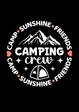 Camping Crew Sunshine Friends Graphic