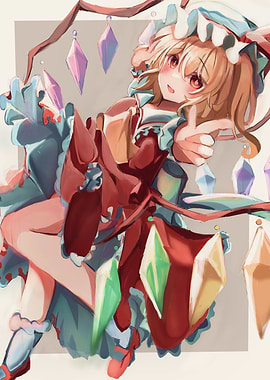 Anime Girl with Crystals