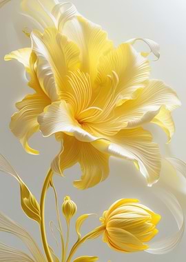 Yellow and White Floral Elegance