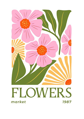 Flowers Market 1987 Floral Art