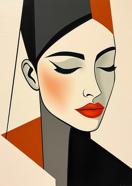 Abstract Portrait of a Woman