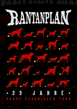 Rantanplan 25 Jahre Tour Poster