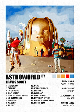 Astroworld Album Cover by Travis Scott