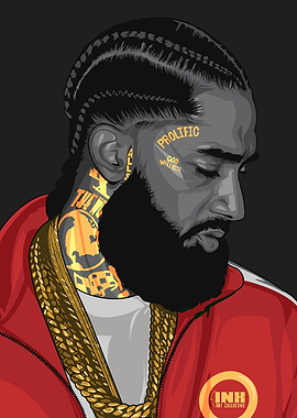 Nipsey Hussle Portrait Art