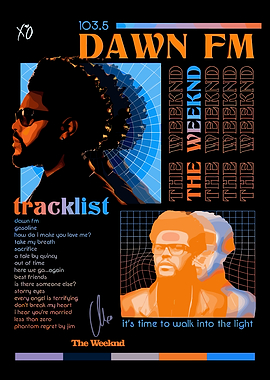 The Weeknd - Dawn FM Album Art