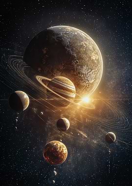 Planets and Rings in Deep Space