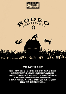 Travis Scott Rodeo Album Cover Art