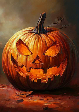 Halloween Pumpkin Painting