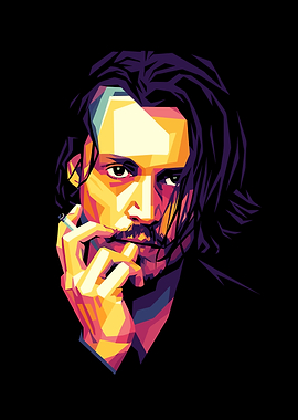 Johnny Depp Pop Art Portrait