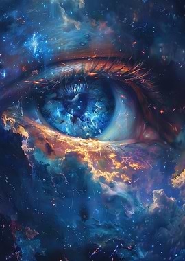 Cosmic Eye Digital Art