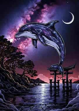 Constellation Dolphin Leaping Gate