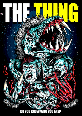The Thing Movie Poster Art